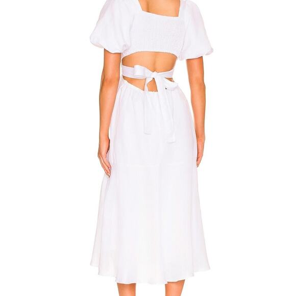 ASTR the Label Angeles White Midi Maxi Dress - Medium - Picture 2 of 8